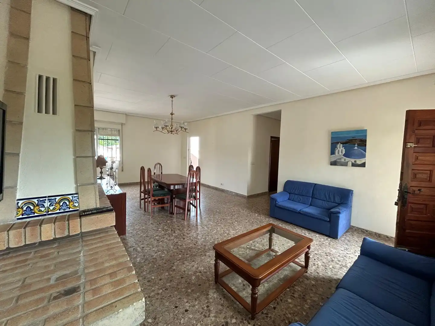 Sala d'estar de Casa o xalet en venda en Bétera amb Jardí privat, Terrassa i Piscina