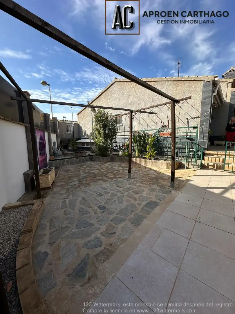 Terraza de Casa o chalet en venta en Cartagena con Aire acondicionado, Calefacción y Jardín privado