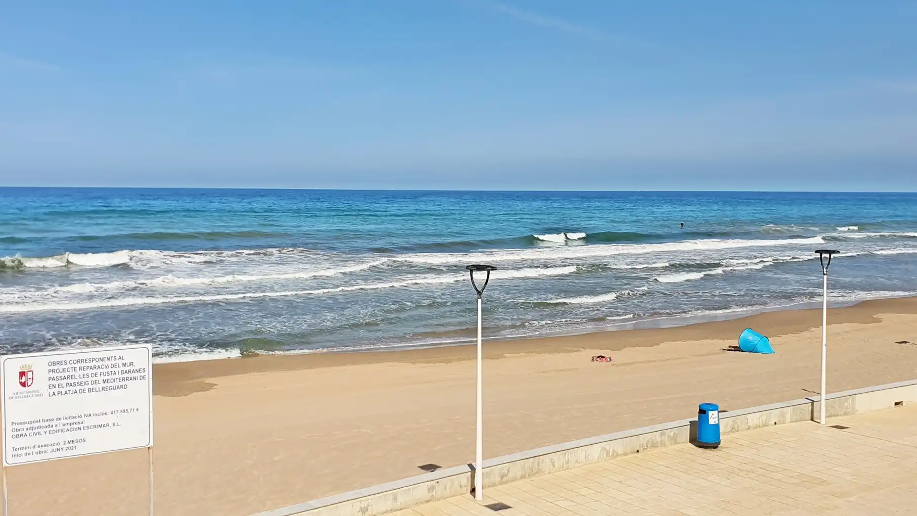 Vista exterior de Apartamento de alquiler en Miramar con Aire acondicionado, Terraza y Amueblado