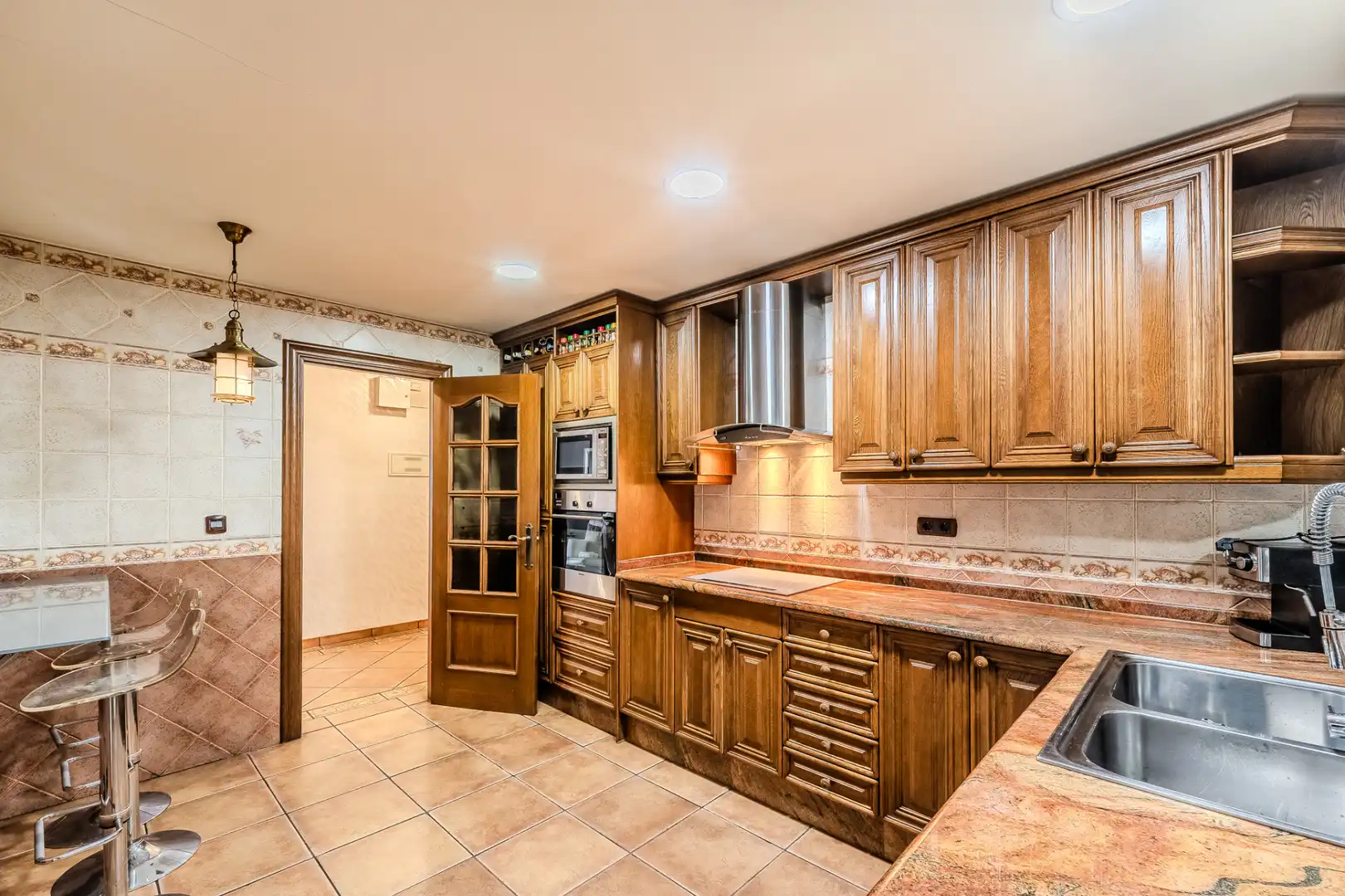 Kitchen of Flat for sale in Burriana / Borriana  with Air Conditioner, Heating and Terrace