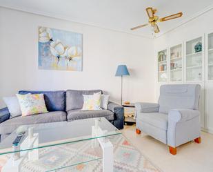 Sala d'estar de Apartament de lloguer en Villajoyosa / La Vila Joiosa amb Aire condicionat i Terrassa