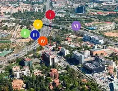 Vista exterior de Local de lloguer en Esplugues de Llobregat amb Terrassa