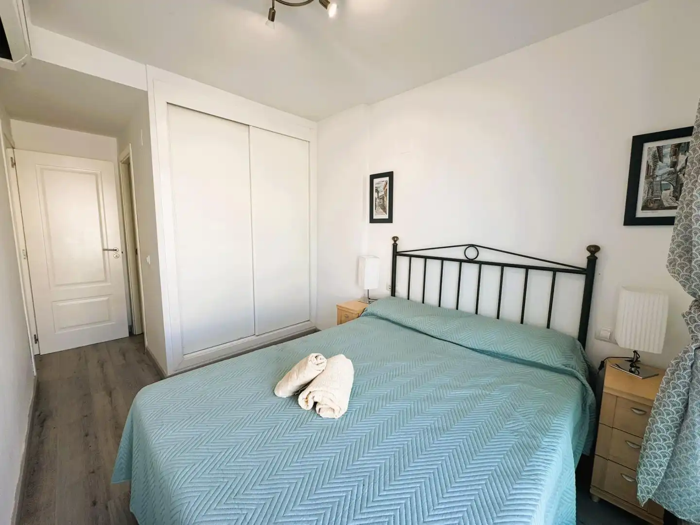 Dormitori de Apartament en venda en Dénia amb Aire condicionat, Jardí privat i Terrassa