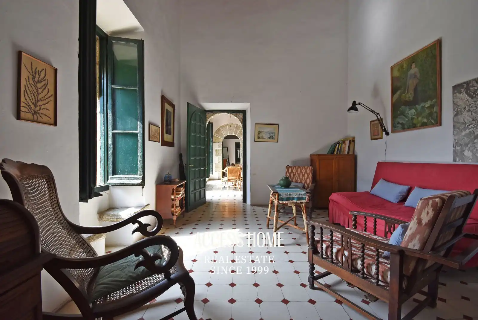 Wohnzimmer von Country house zum Verkauf in Argentona mit Heizung