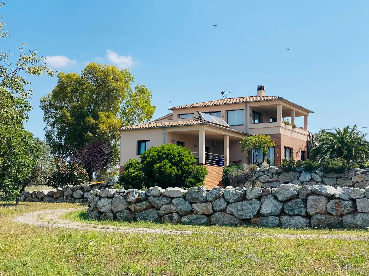 Vista exterior de Casa o chalet en venta en Palau de Santa Eulàlia con Aire acondicionado, Calefacción y Jardín privado