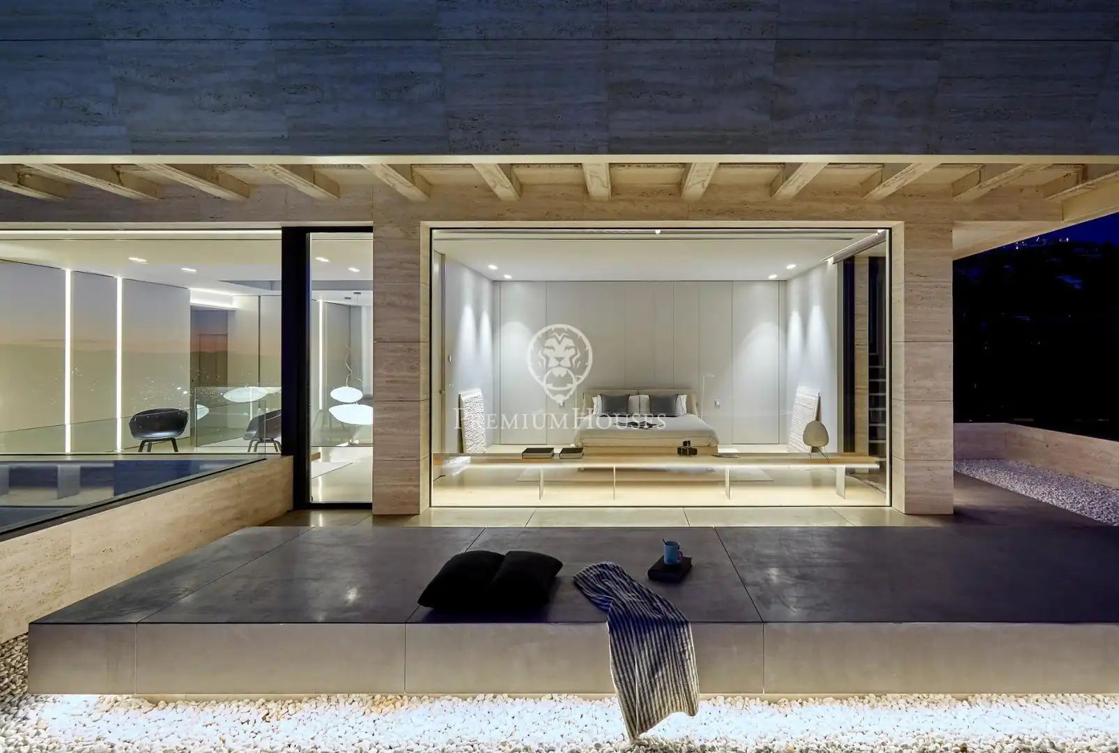 Sala de estar de Casa o chalet de alquiler en Lloret de Mar con Calefacción, Jardín privado y Piscina