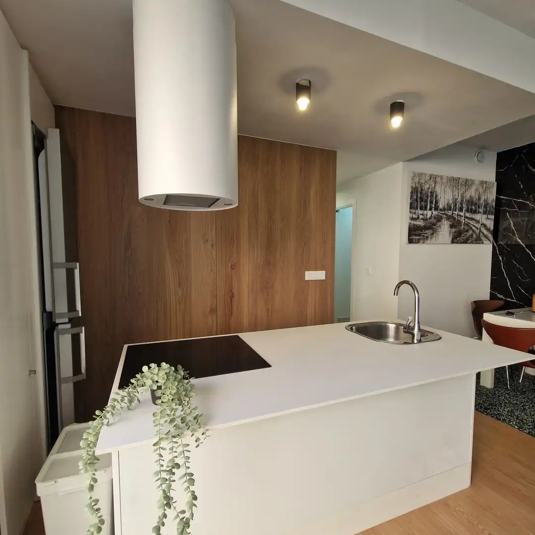 Kitchen of Flat for sale in Málaga  with Air Conditioner, Storage room and Furnished