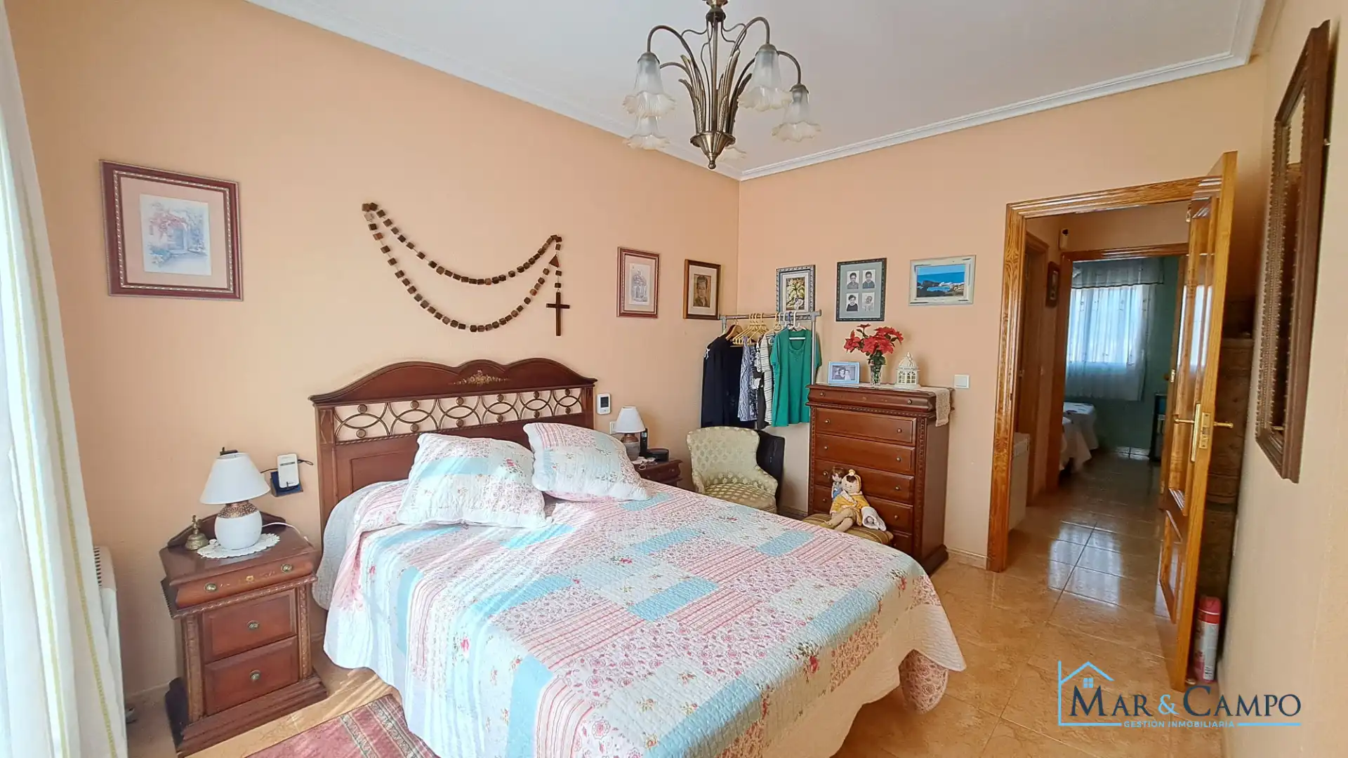 Dormitori de Casa adosada en venda en San Javier amb Aire condicionat, Jardí privat i Moblat