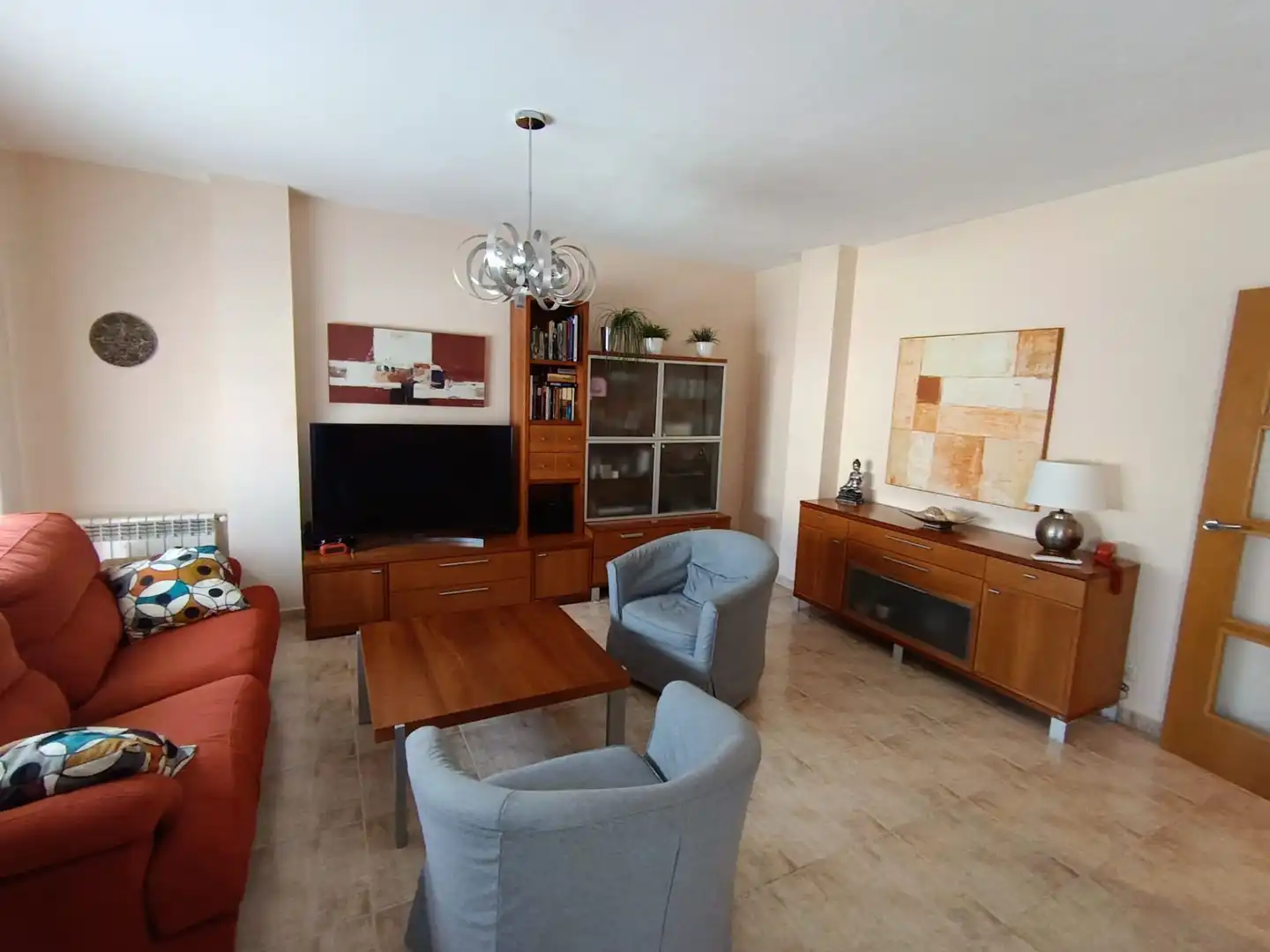 Living room of Flat for sale in Lorca  with Air Conditioner, Heating and Terrace