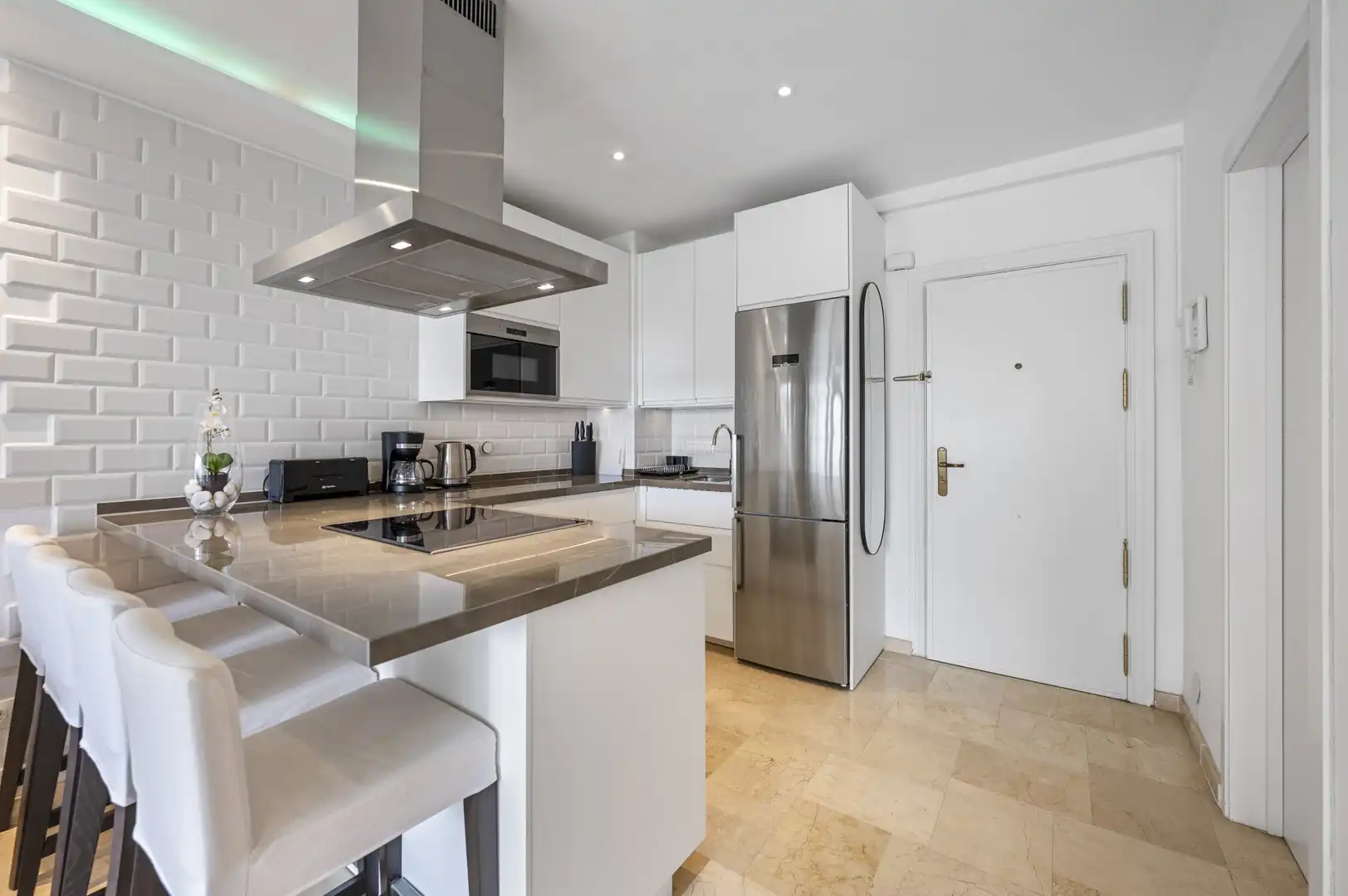 Kitchen of Apartments for rent in Marbella  with Air Conditioner, Swimming Pool and Furnished