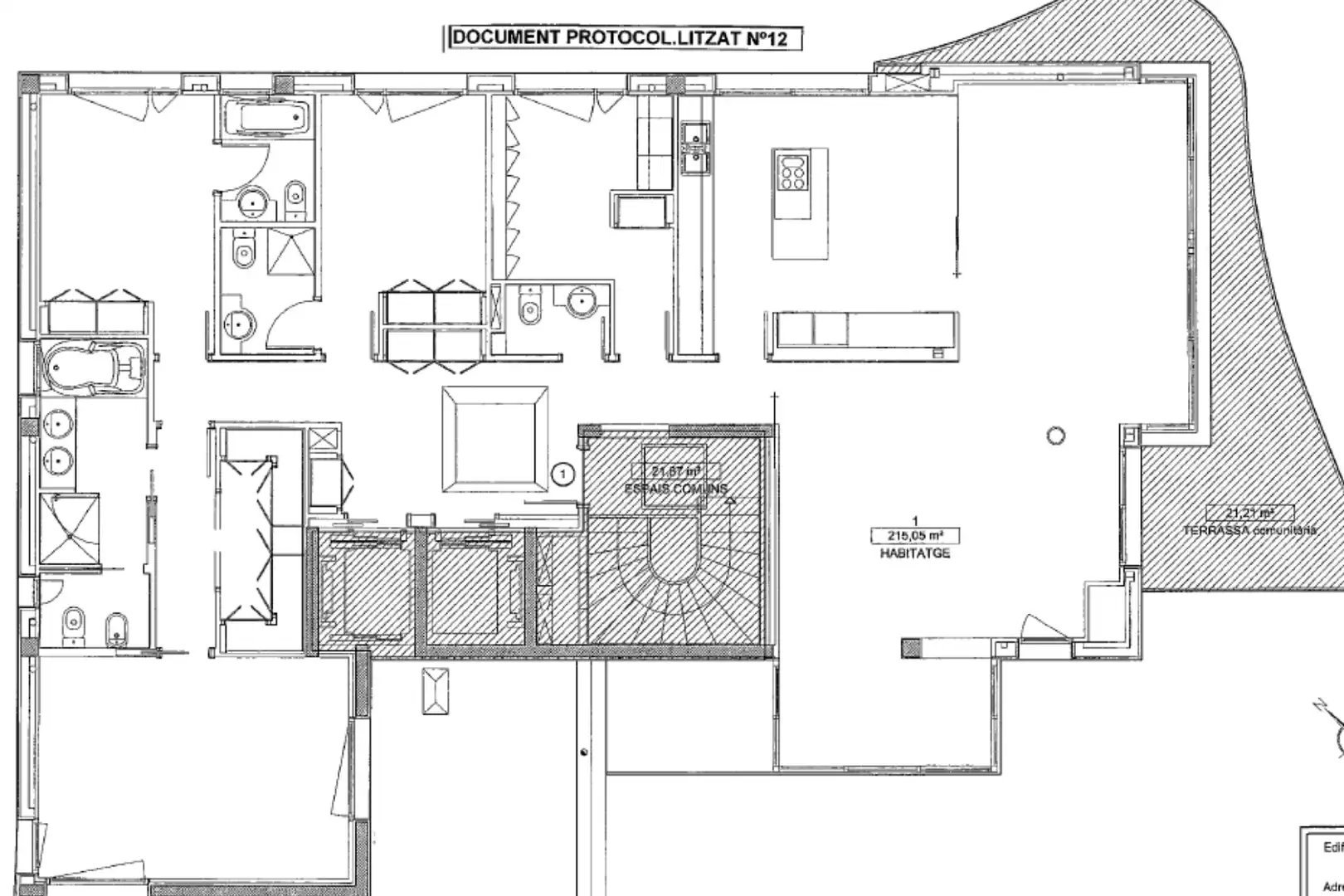 Attic for sale in Escaldes – Engordany  with Air Conditioner, Heating and Terrace