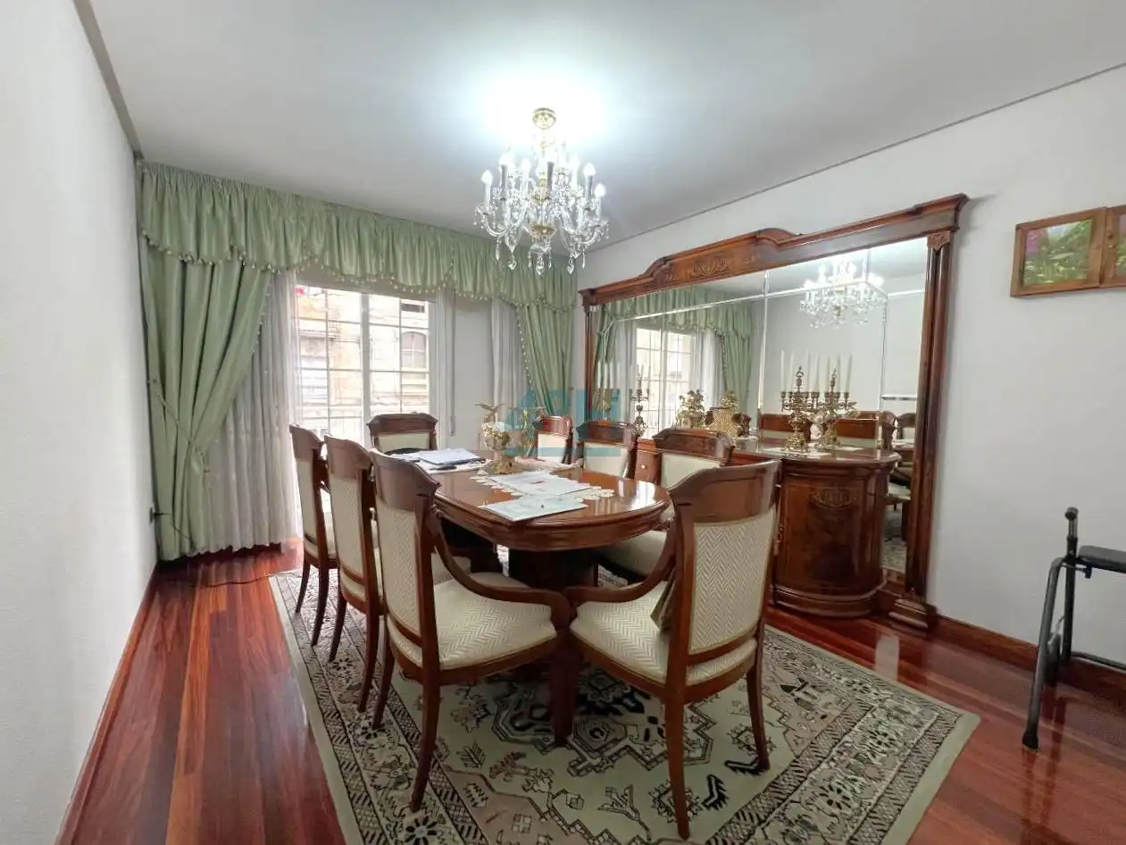 Dining room of Flat for sale in Ourense Capital   with Heating, Parquet flooring and Storage room