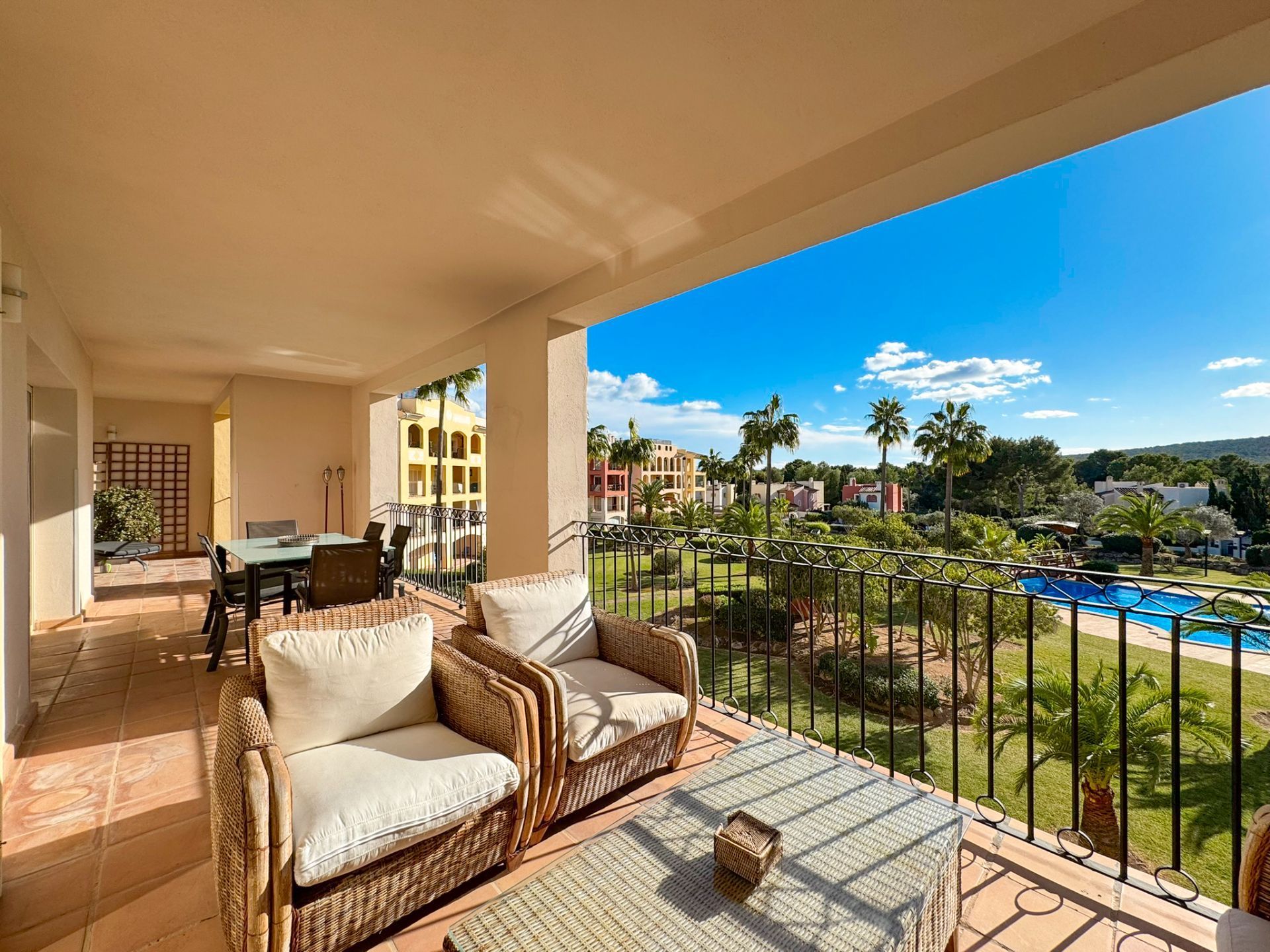 Terrace of Apartment to rent in Calvià  with Air Conditioner, Terrace and Storage room