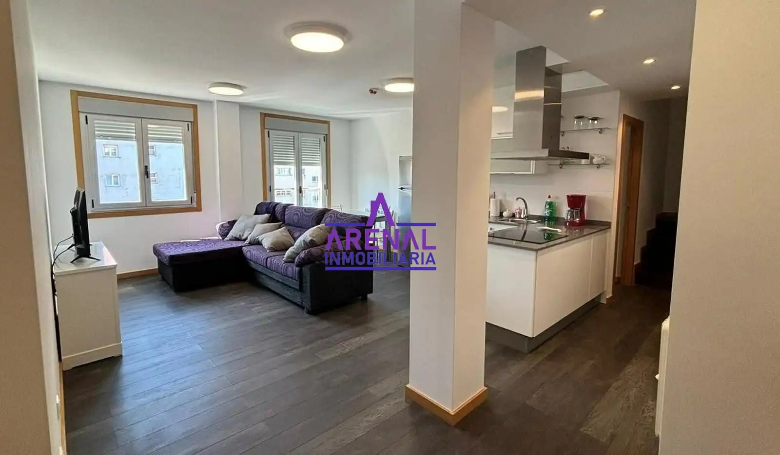 Habitación de Ático de alquiler en A Pobra do Caramiñal con Calefacción y Amueblado
