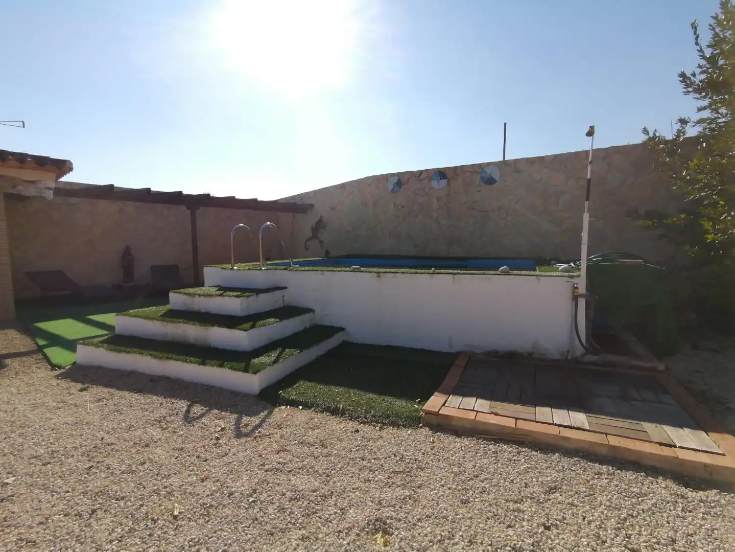 Piscina de Casa o chalet en venta en El Palomar con Aire acondicionado, Calefacción y Jardín privado