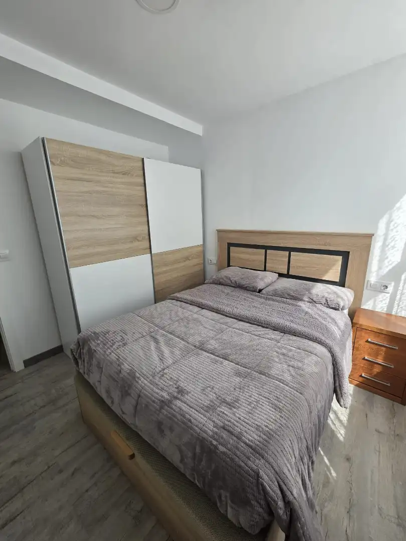 Bedroom of Flat for rent in Ferrol  with Air Conditioner, Heating and Furnished