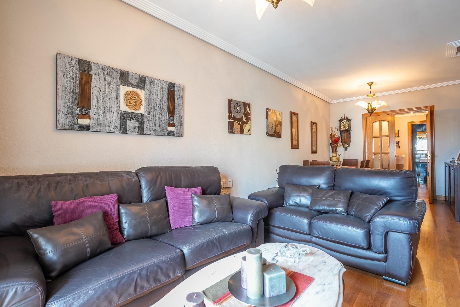 Living room of Flat for sale in  Almería Capital  with Air Conditioner and Terrace