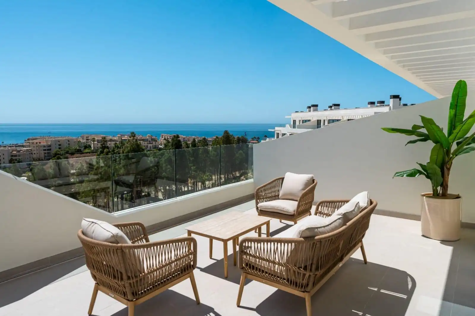 Terrassa de Apartament en venda en Mijas amb Jardí privat, Terrassa i Traster