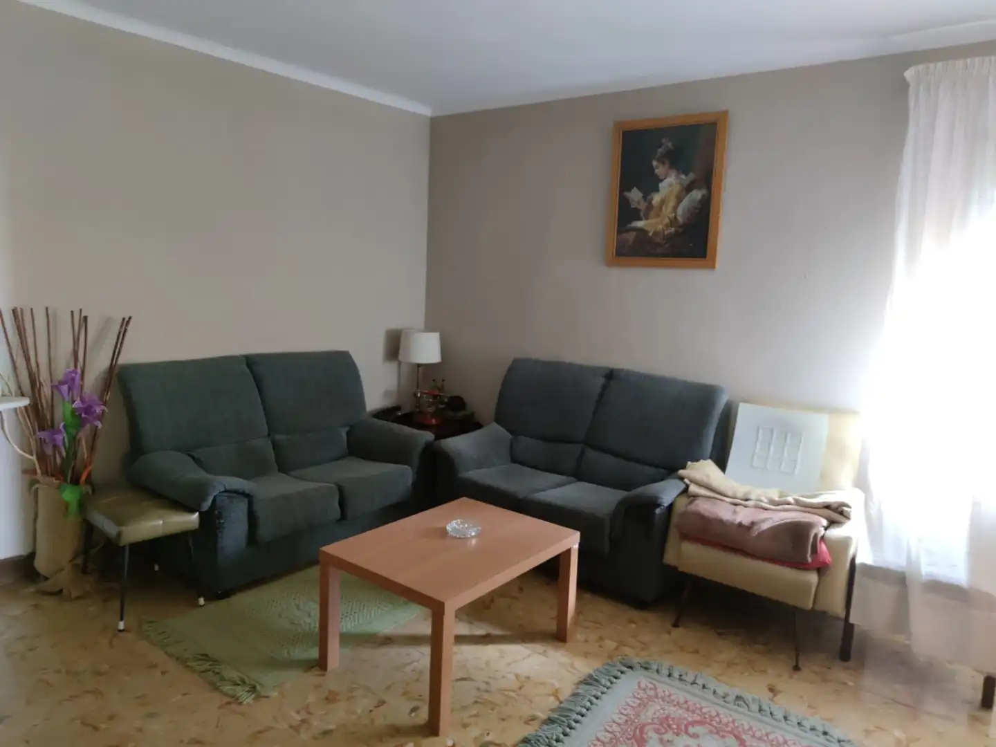 Wohnzimmer von Wohnung zur Miete in Sant Mateu de Bages mit Möbliert
