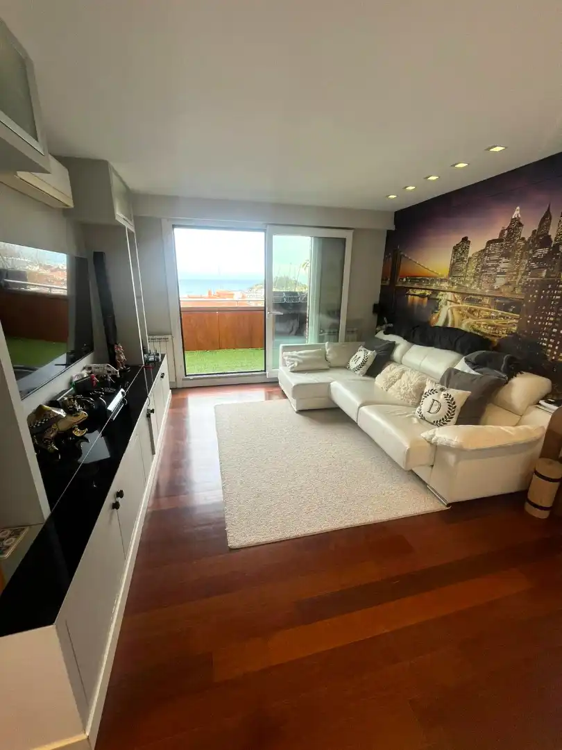 Sala d'estar de Àtic en venda en Donostia - San Sebastián  amb Aire condicionat, Calefacció i Terrassa