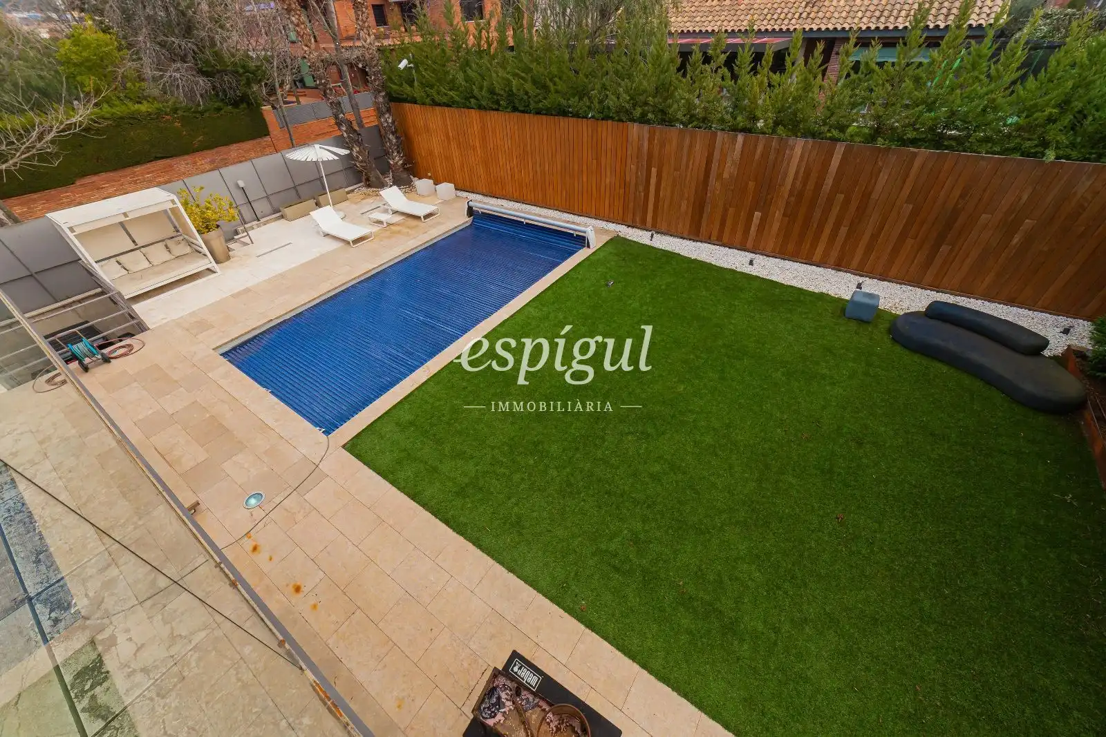 Piscina de Casa o chalet en venta en Sant Cugat del Vallès con Aire acondicionado, Parquet y Terraza