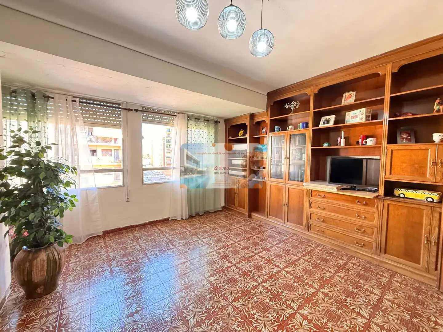 Living room of Flat for sale in Castellón de la Plana / Castelló de la Plana  with Terrace, Storage room and Balcony