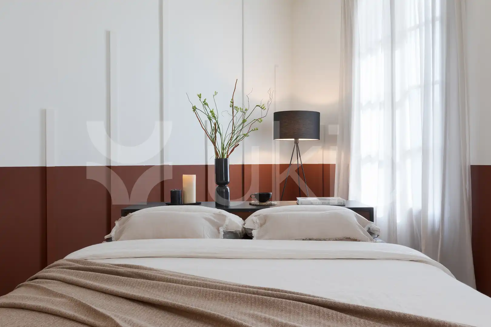 Habitación de Apartamento de alquiler en Barcelona con Aire acondicionado, Calefacción y Amueblado