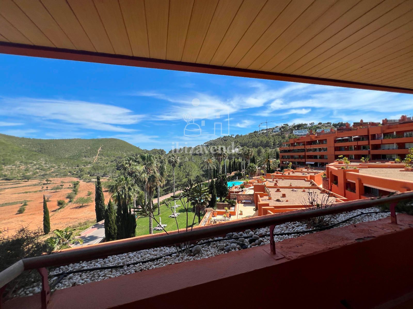 Exterior view of Flat to rent in Santa Eulària des Riu  with Air Conditioner, Heating and Terrace