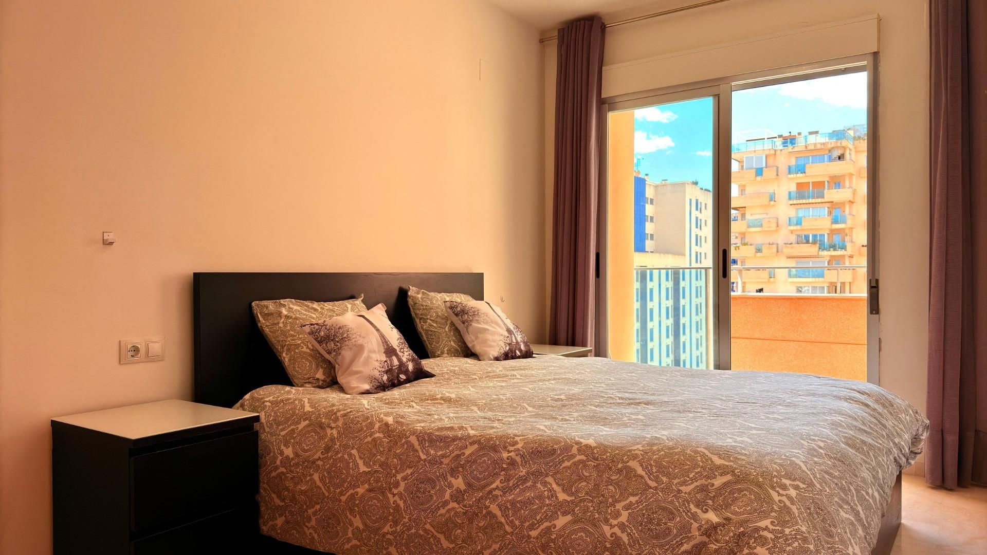 Bedroom of Apartment to rent in Villajoyosa / La Vila Joiosa  with Air Conditioner, Heating and Private garden
