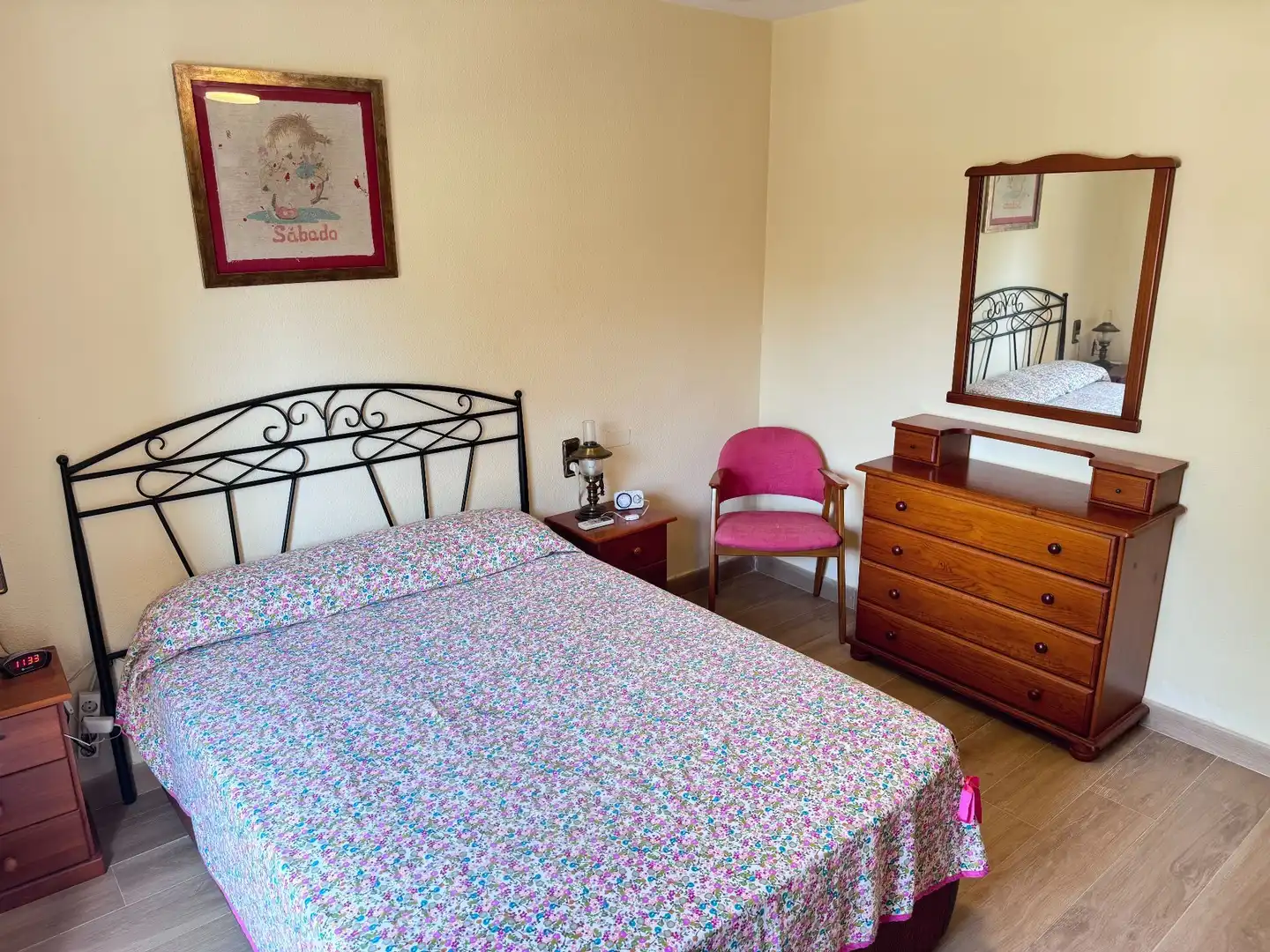 Schlafzimmer von Einfamilien-Reihenhaus zum Verkauf in Roquetas de Mar mit Klimaanlage