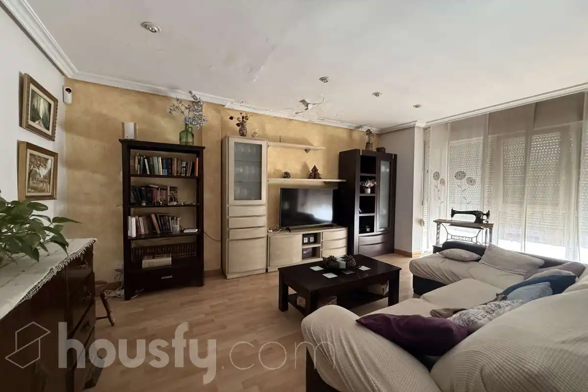 Wohnzimmer von Maisonette zur Miete in Madrid mit Klimaanlage, Heizung und Terrasse