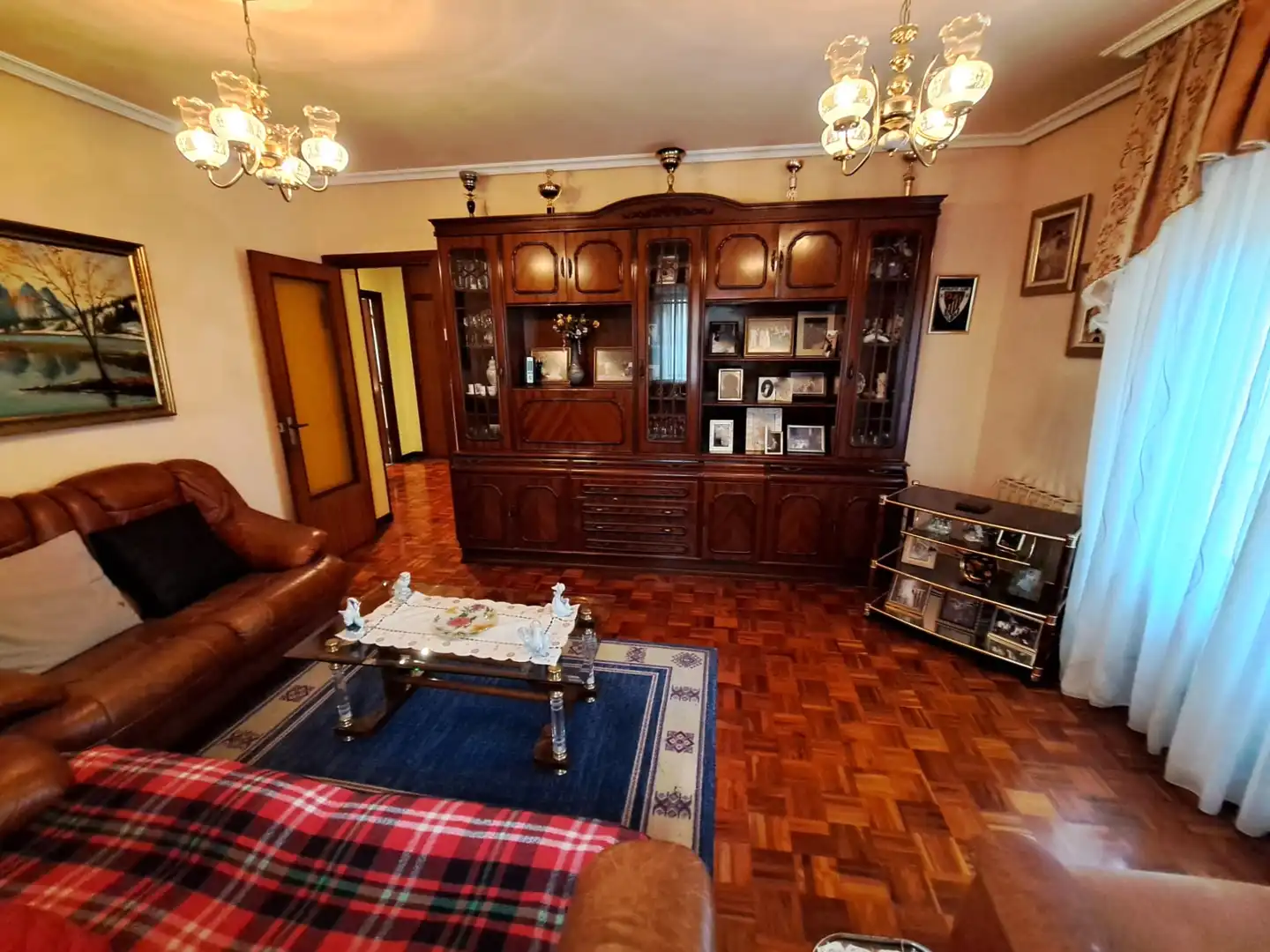 Sala de estar de Piso en venta en Haro con Calefacción, Amueblado y Balcón