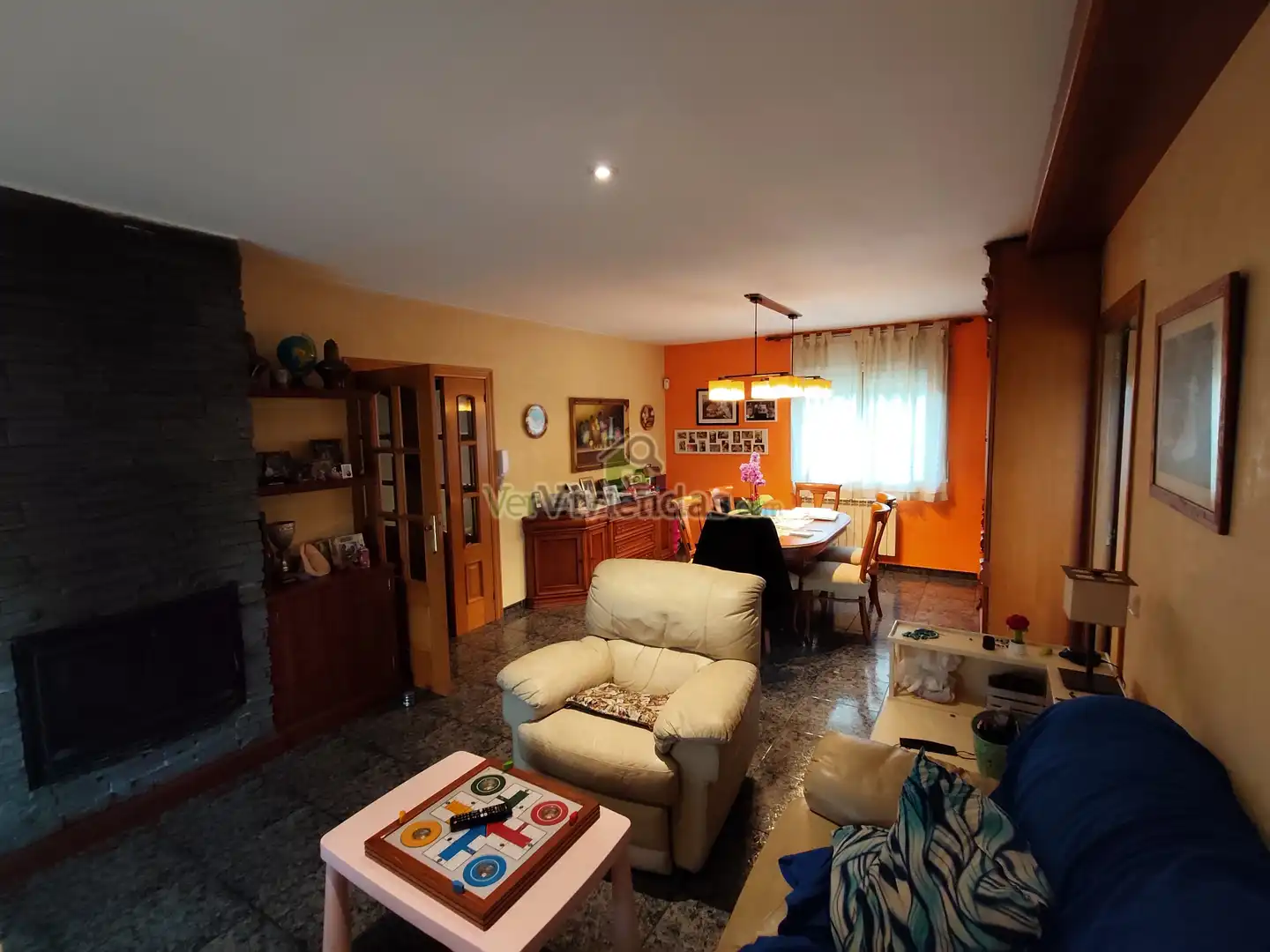 Sala d'estar de Casa o xalet en venda en Masquefa amb Calefacció, Jardí privat i Terrassa