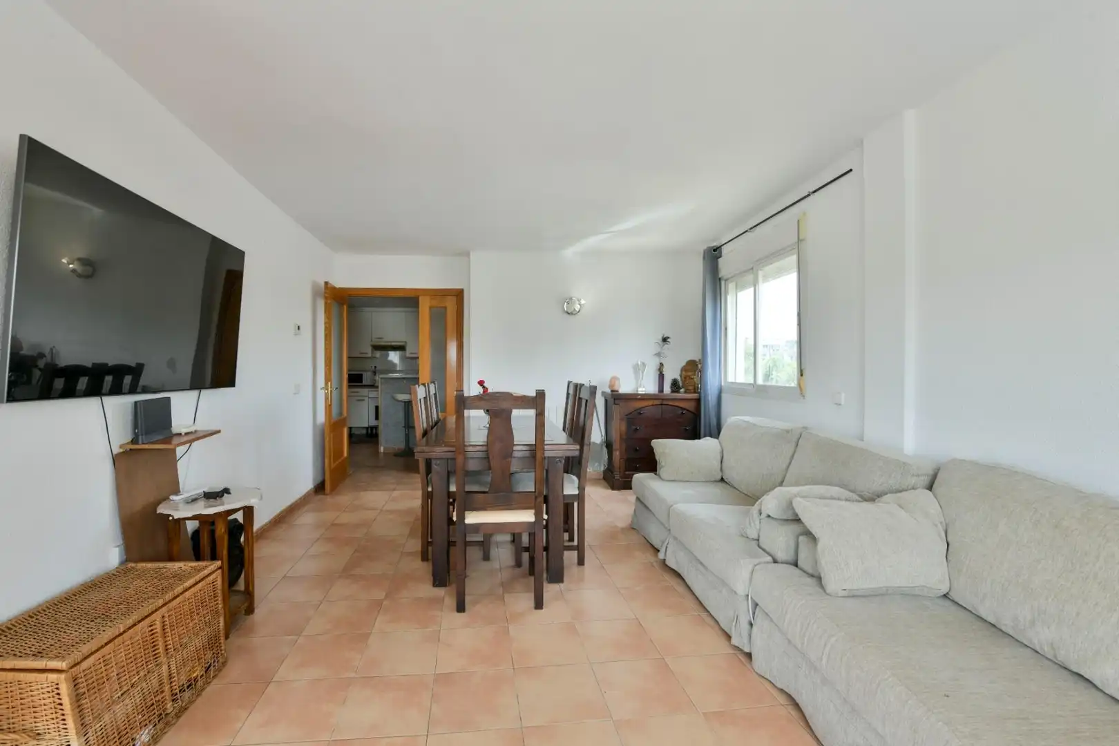 Sala d'estar de Pis en venda en  Palma de Mallorca amb Aire condicionat, Balcó i Piscina comunitària