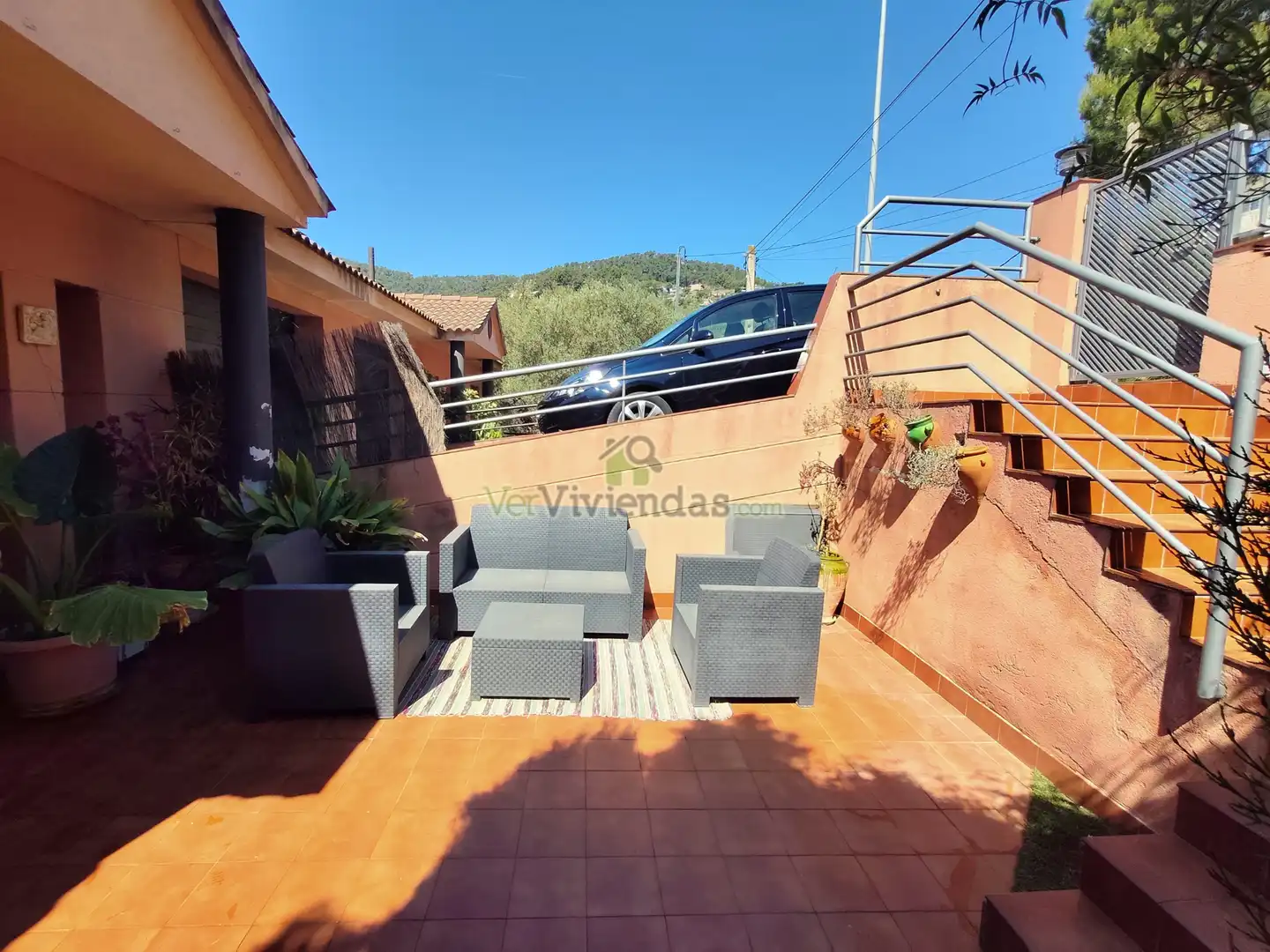 Terraza de Casa adosada en venta en Vallirana con Calefacción, Jardín privado y Terraza