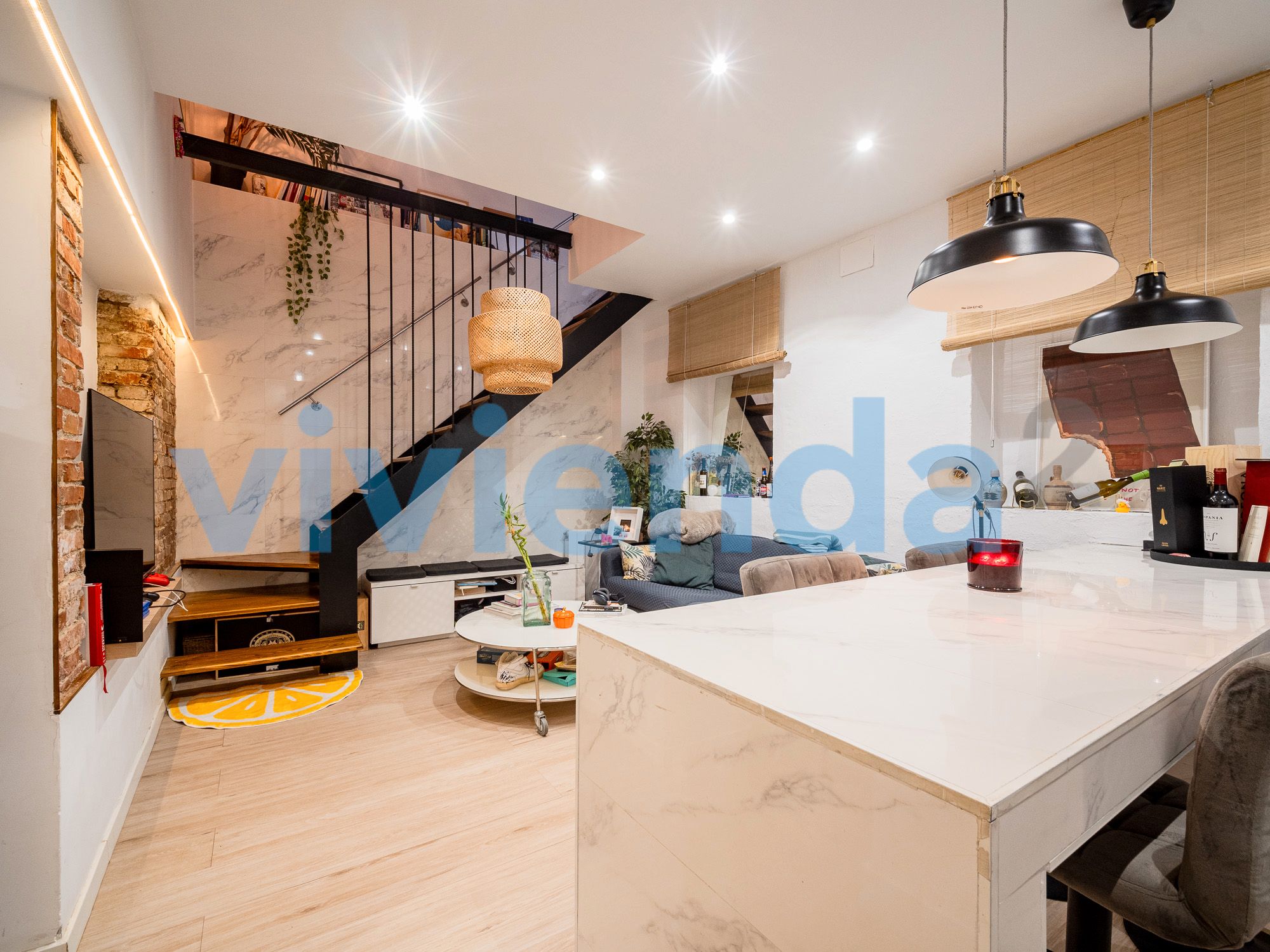 Kitchen of Flat for sale in  Madrid Capital  with Air Conditioner, Heating and Terrace