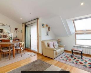 Living room of Attic for sale in Vigo   with Heating, Parquet flooring and Terrace