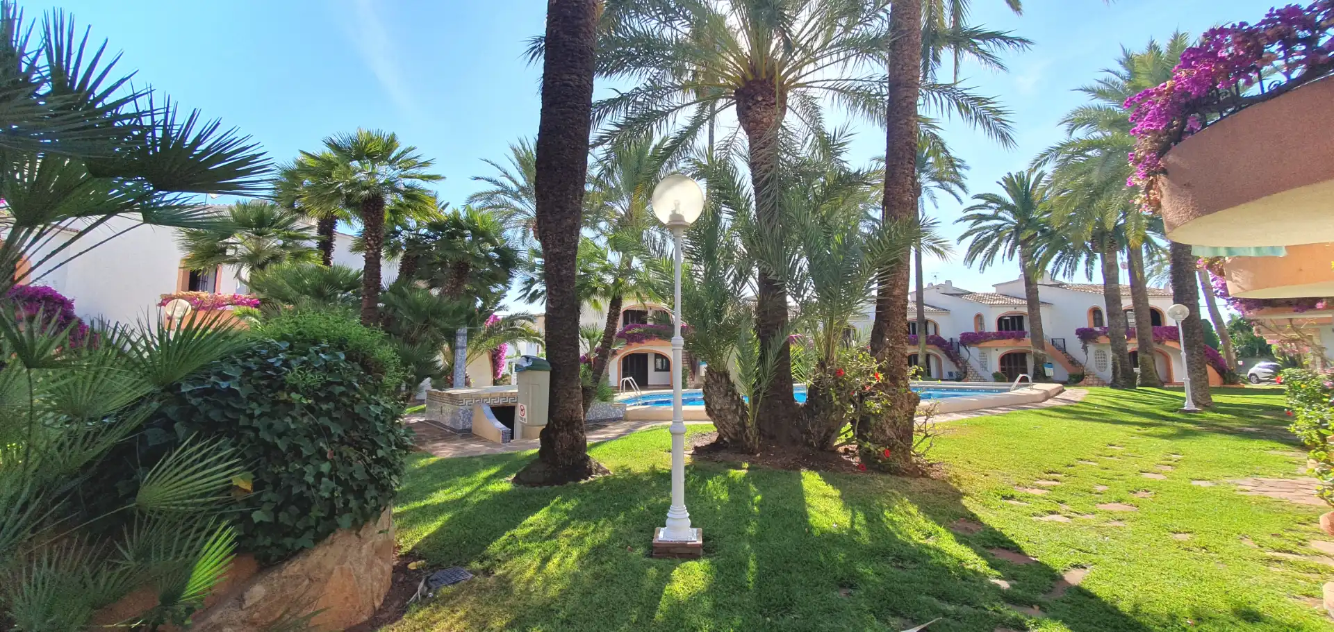 Garden of Apartments for rent in Dénia  with Air Conditioner, Heating and Terrace