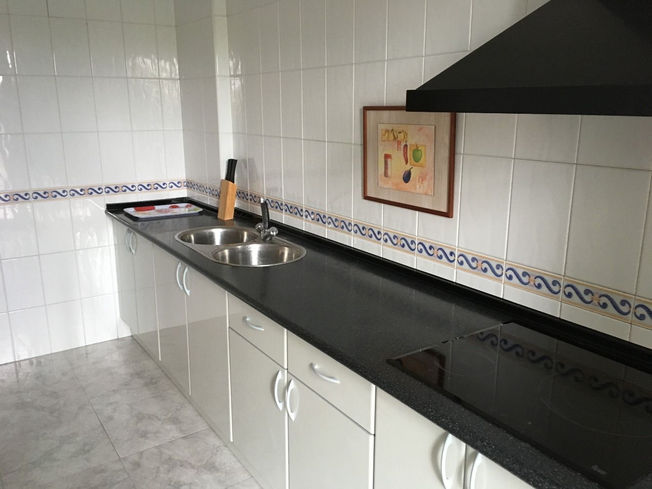 Cuina de Pis de lloguer en Mérida amb Aire condicionat, Calefacció i Moblat