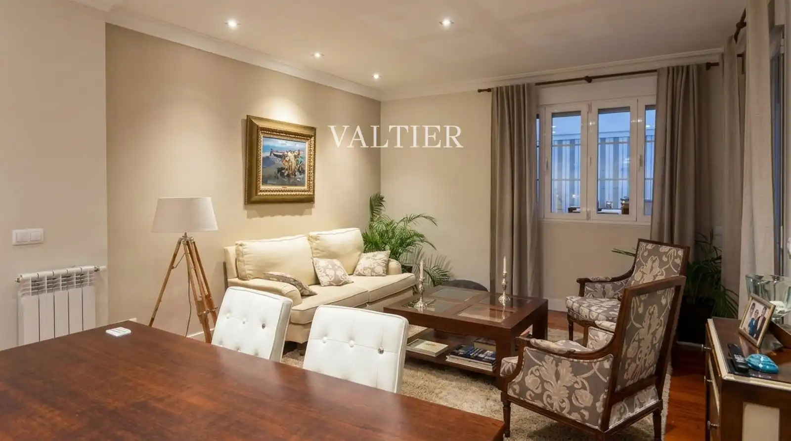 Living room of Flat for rent in Madrid  with Air Conditioner