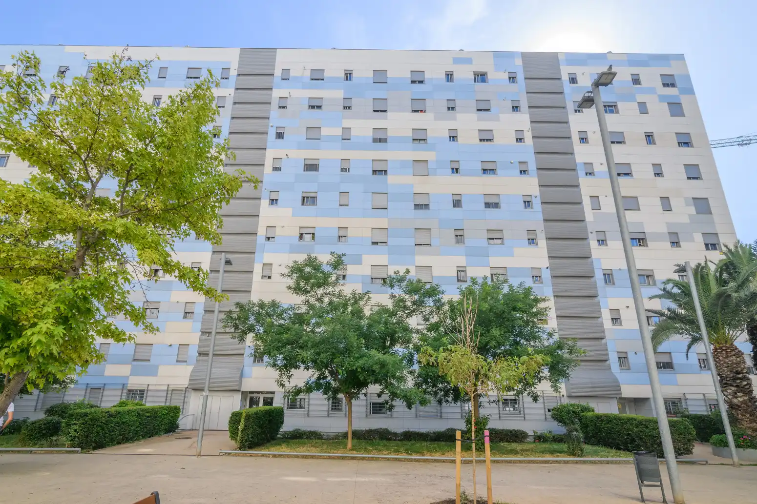Exterior view of Flat for sale in Cornellà de Llobregat  with Air Conditioner, Heating and Storage room