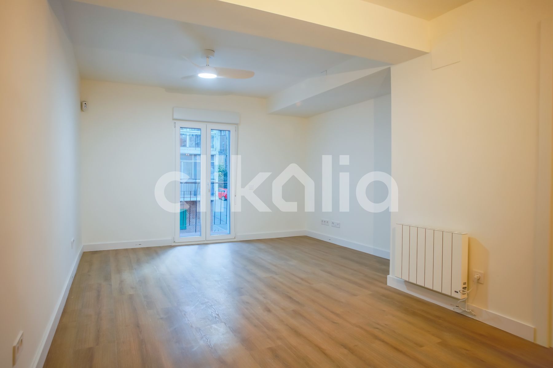 Kitchen of Flat to rent in  Madrid Capital  with Air Conditioner, Heating and Terrace