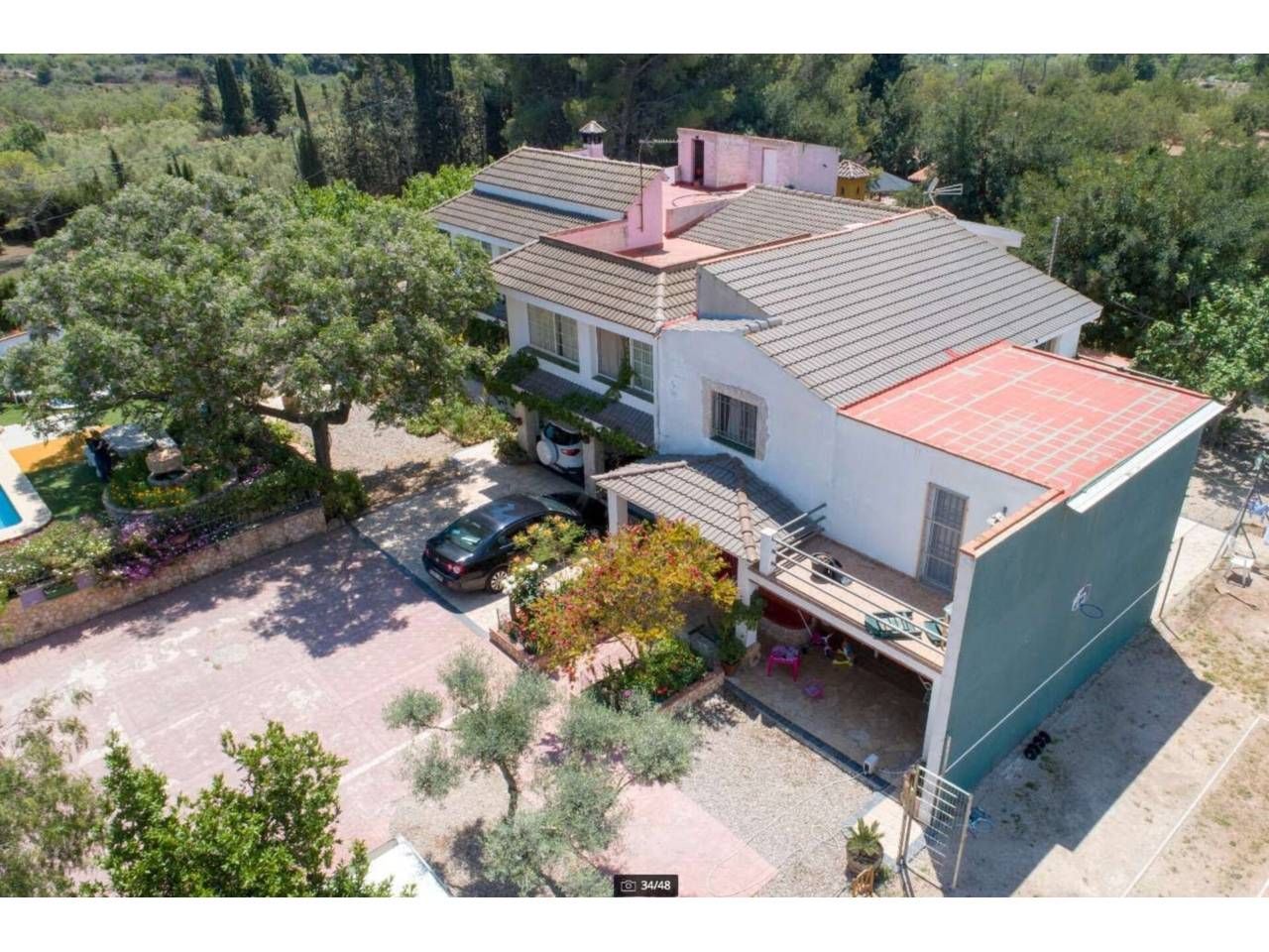 Exterior view of Country house for sale in Vallmoll  with Heating, Private garden and Terrace