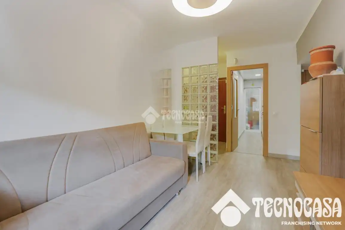 Sala de estar de Piso en venta en Barcelona con Calefacción y Parquet