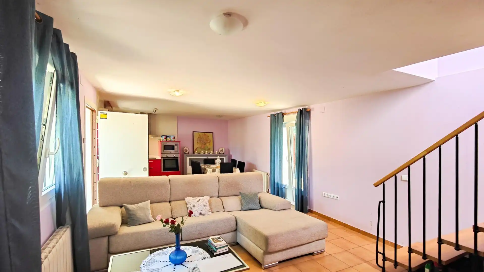 Sala de estar de Finca rústica en venta en Mahamud con Calefacción, Jardín privado y Terraza