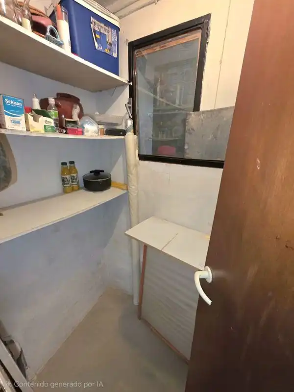 Cuina de Casa adosada en venda en María amb Jardí privat, Traster i Moblat