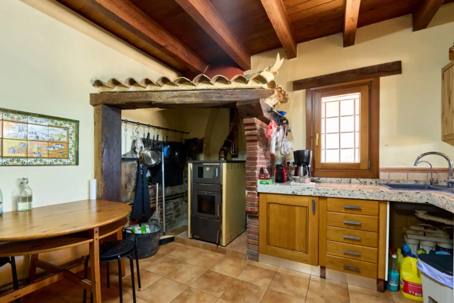 Cocina de Finca rústica en venta en L'Ametlla del Vallès con Calefacción, Terraza y Trastero