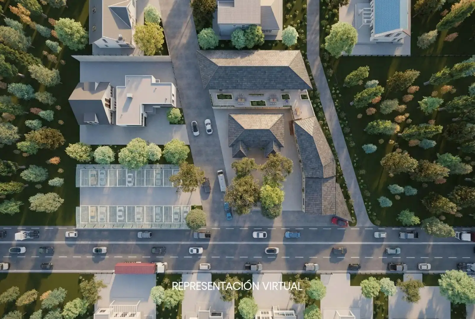 Vista exterior de Edificio en venta en Guadarrama