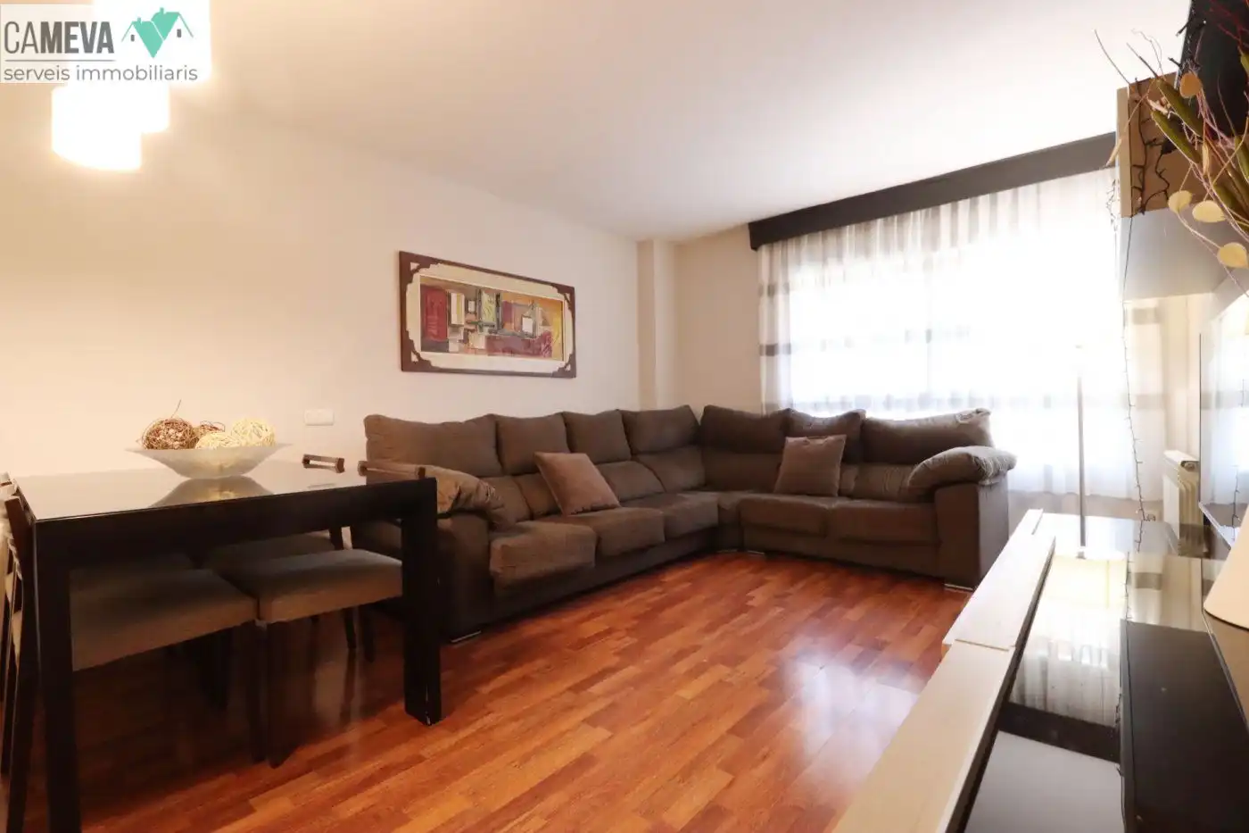 Wohnzimmer von Wohnung zum Verkauf in Barberà del Vallès mit Klimaanlage, Heizung und Privatgarten