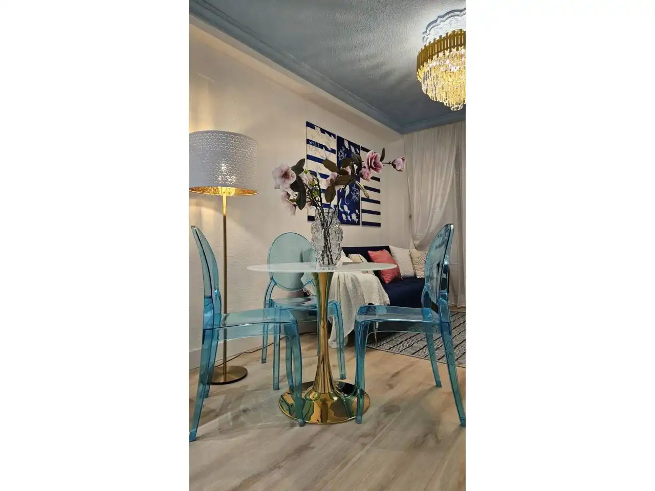 Dining room of Duplexes for sale in Oropesa del Mar / Orpesa  with Air Conditioner, Storage room and Furnished